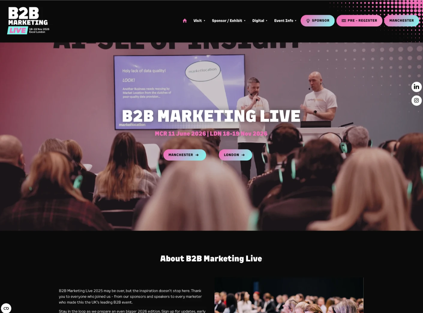 Event Websites - LiveBuzz